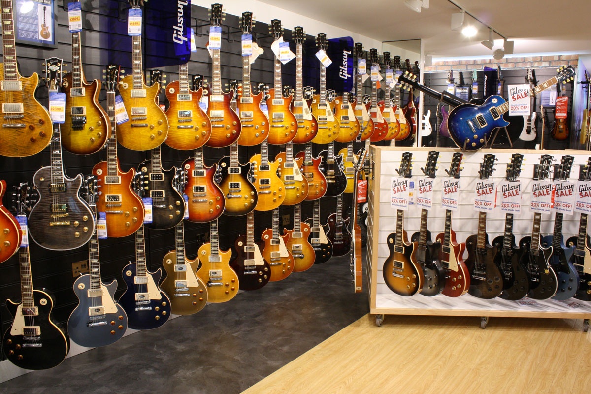 music equipment shop
